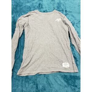 Aeropostale Shirt Sz Extra Small Mens Gray Long Sleeve Crew Neck Cotton Casual